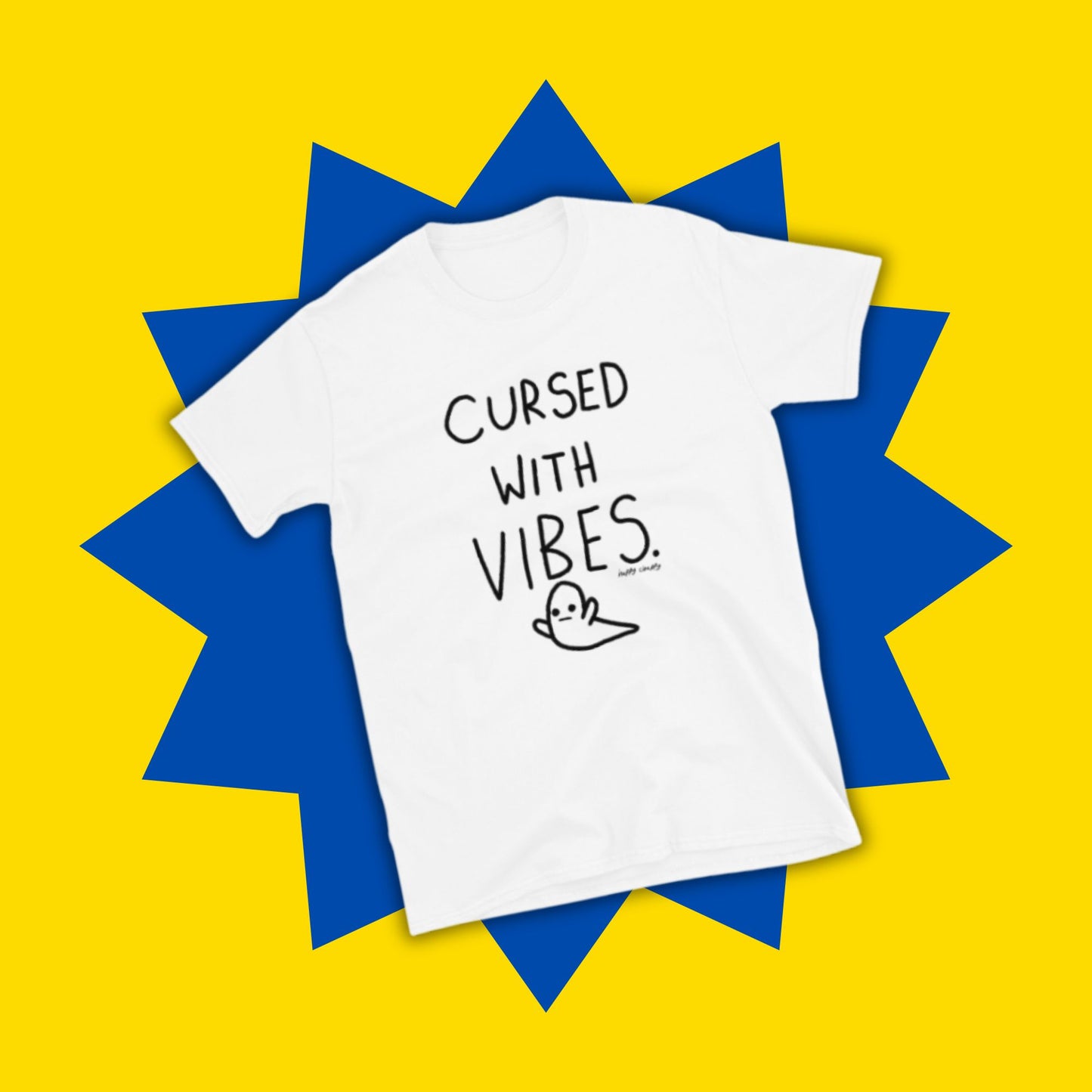 Cursed With Vibes - Short-Sleeve Unisex T-Shirt