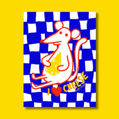 I Love Cheese - Print