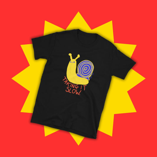 Taking It Slow Snail - Short-Sleeve Unisex T-Shirt